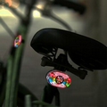 60 Day Multi Color LED Bike Light w/ Clip Attachment